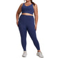 High elasticity yoga fitness suit yoga suit set running shockproof sportswear