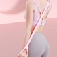 8-Shape Resistance Band for Women, Back Opening Shoulder Training, Slimming Back Exercise Tool, Home Yoga Stretching Strap with Silicone Elastic Rope