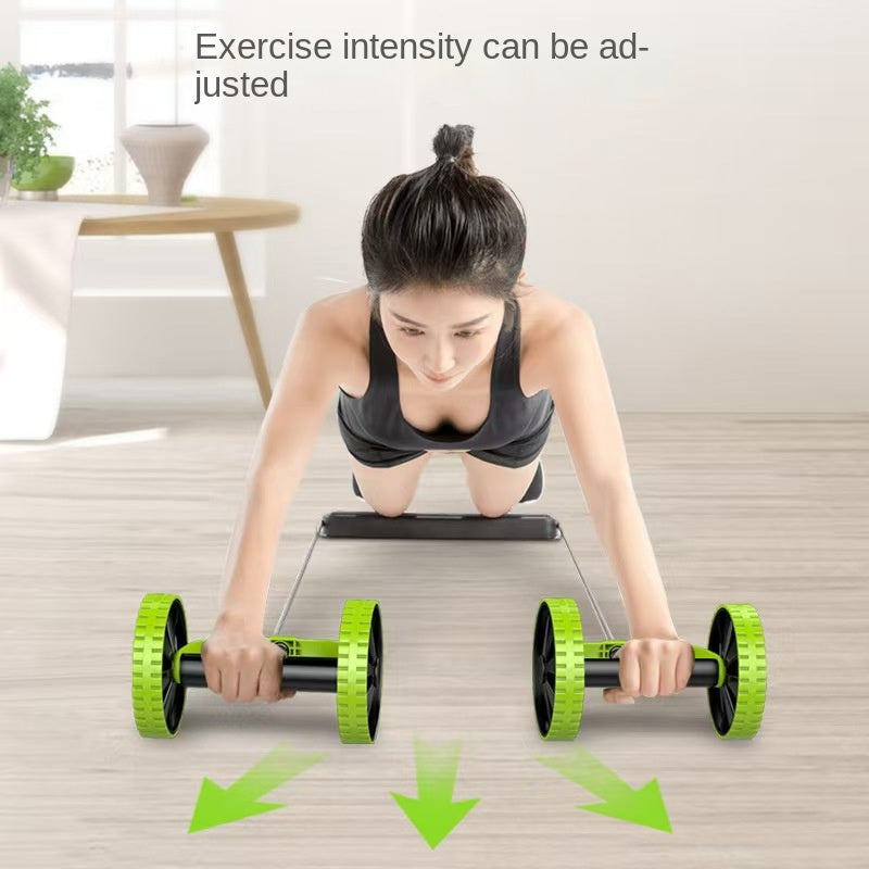 Cross-border Multi-functional Abdominal Trainer Ab Wheel Twist Plate Ab Roller Premium Rotating with Pull Rope Ab Roller