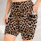 Pocket five quarter yoga shorts for women tight fitting high waisted yoga sports pants