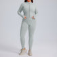 Long sleeved yoga suit set women's sportswear three piece set