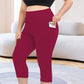 Pocket size seven yoga pants milk silk high waisted sports leggings