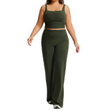 Straight yoga suit set sportswear women's outdoor running fitness suit set