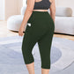 Pocket size seven yoga pants milk silk high waisted sports leggings