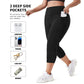 Pocket size seven yoga pants milk silk high waisted sports leggings