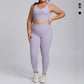 High elasticity yoga fitness suit yoga suit set running shockproof sportswear