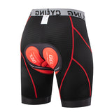 Cycling Shorts with Thick Silicone Padding, Breathable and High-Elastic Mountain and Road Bike Riding Pants